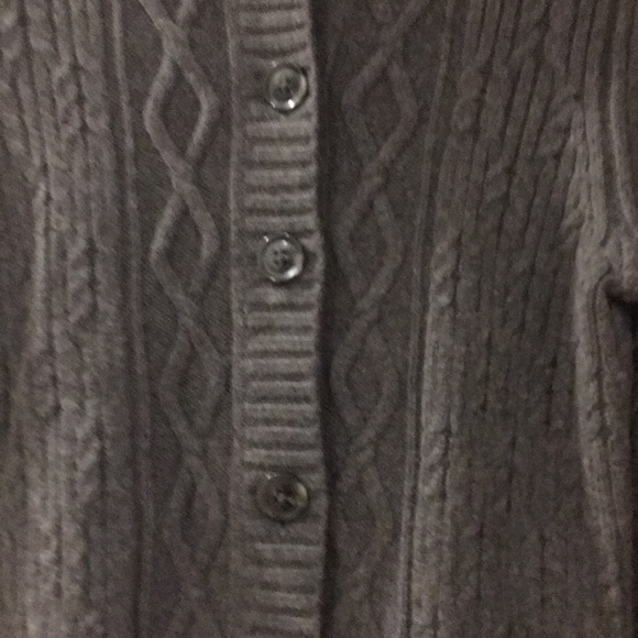 Talbots petite small button down sweater - Picture 3 of 7